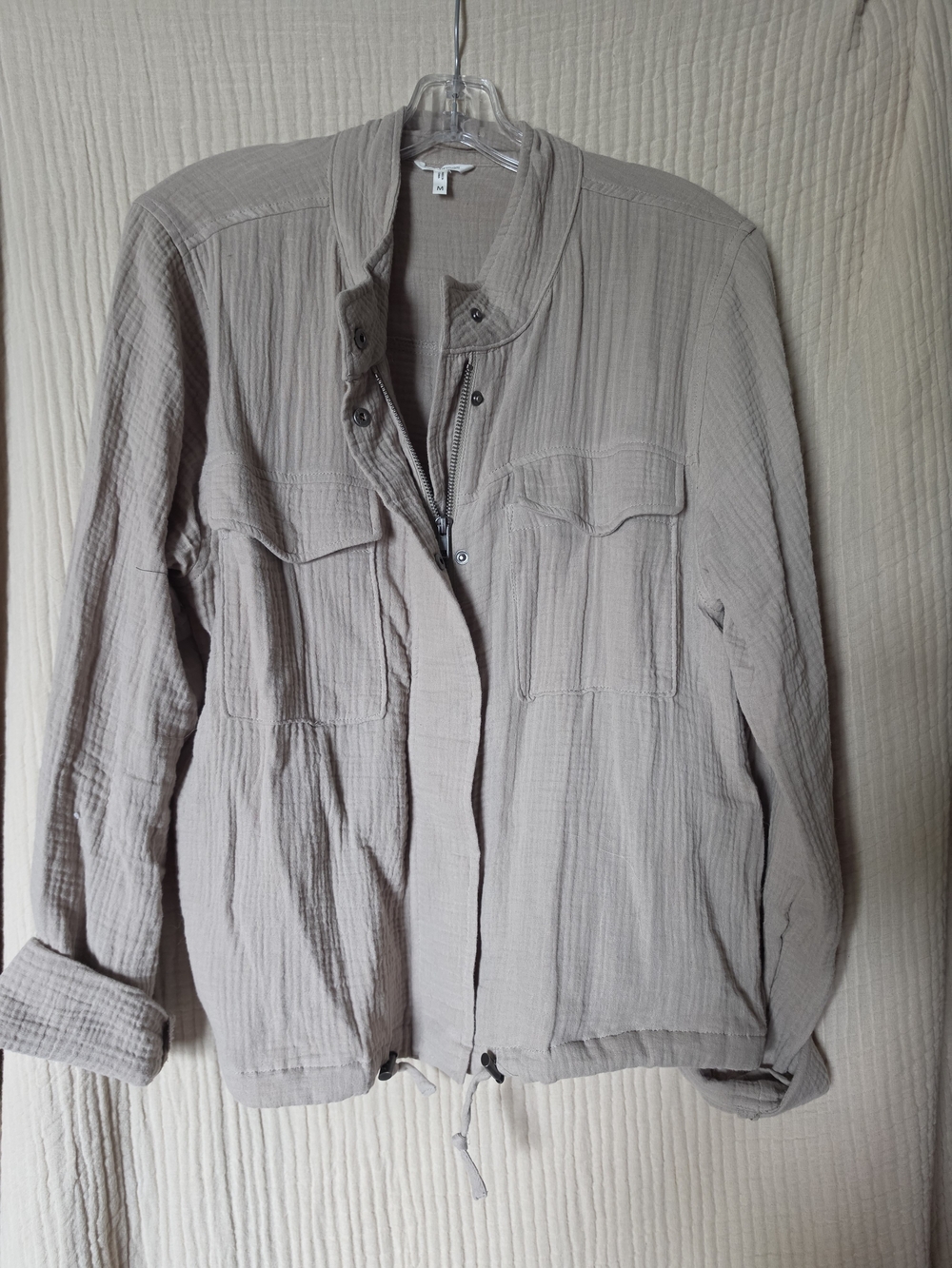 Maurices Light Taupe Utility Jacket